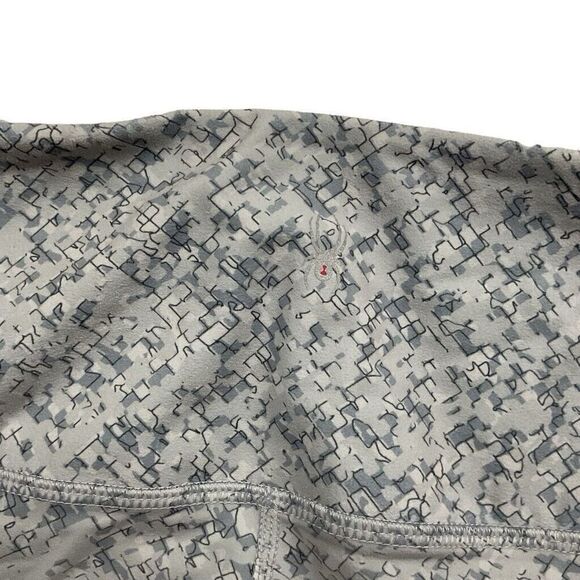 SPYDER Active Leggings Women’s‎ XL Gray All Over Print Wide Waist Band - Picture 3 of 9